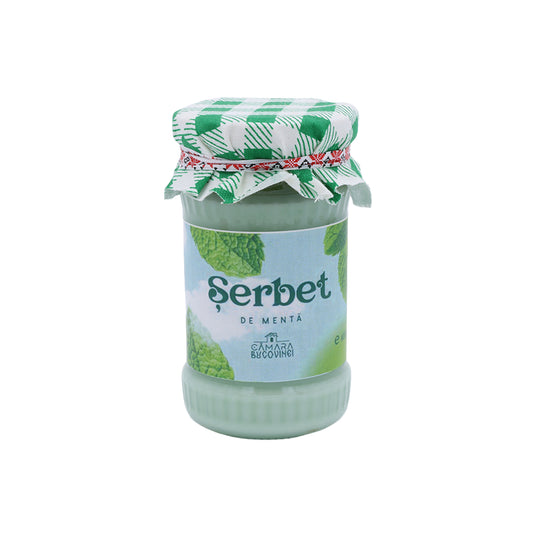 Șerbet de mentă 400 g – desert tradițional, gust răcoritor și natural