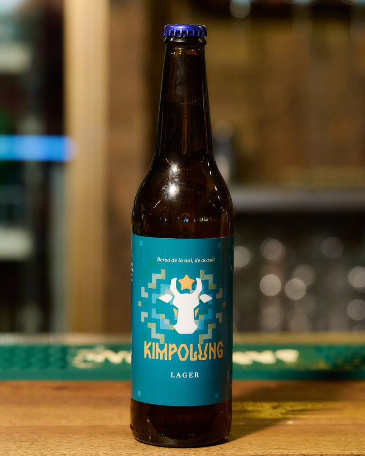 Kimpolung Lager 500 ml – bere artizanală blondă românească