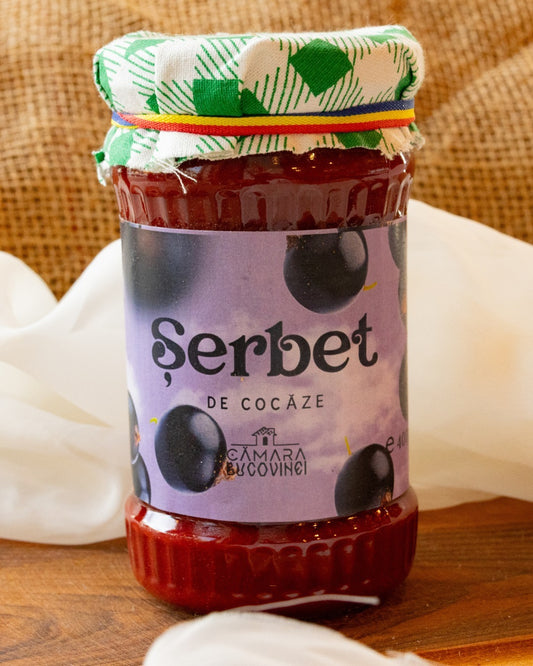 Șerbet de coacăze 400 g – desert natural cu aromă intensă de fructe de pădure