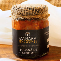 Tocană de legume 200 g – preparat tradițional din legume de grădină și gălbiori