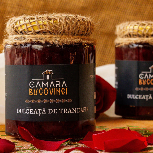 Dulceață de trandafir 200 g – aromă rafinată, preparat artizanal românesc