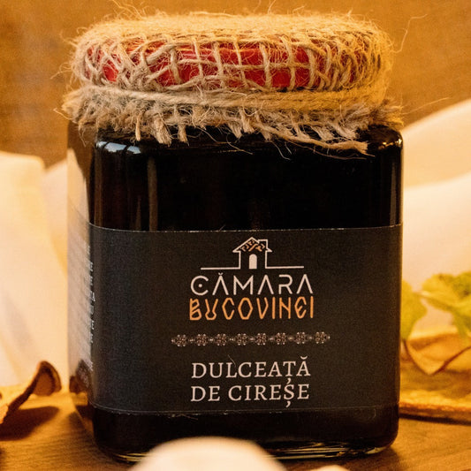 Dulceață de cireșe 300 g – gust autentic de vară, preparată artizanal
