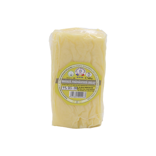 Brânză frământată Deluț 450g – produs tradițional din lapte de vacă