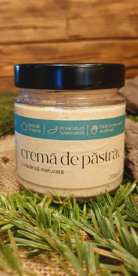 Cremă de păstrăv cu brânză maturată Arca (200 g)