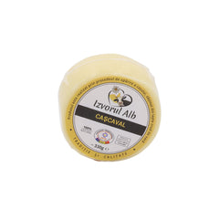 Cașcaval Neafumat Izvorul Alb 350g – brânză tradițională din lapte de vacă
