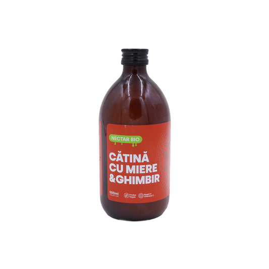 Nectar cu cătină, miere și ghimbir 0.5 L – băutură naturală pentru imunitate