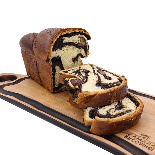 Cozonacul bunicii cu mac și rahat – desert tradițional românesc, 100% natural