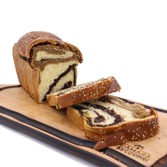 Cozonacul bunicii asortat  – desert tradițional cu nucă și mac, ca odinioară