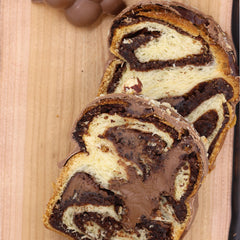 Cozonac cu ciocolată  – desert tradițional pufos cu cremă de ciocolată