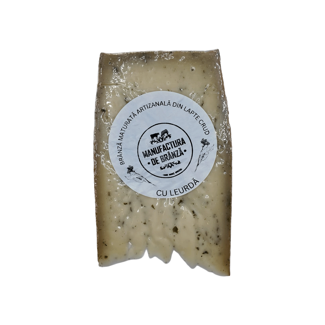 Brânză maturată cu leurdă Manufactura de Brânză 300g