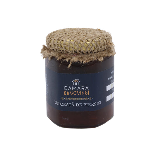 Dulceață de piersici 200 g – gust fin și aromat, preparat artizanal