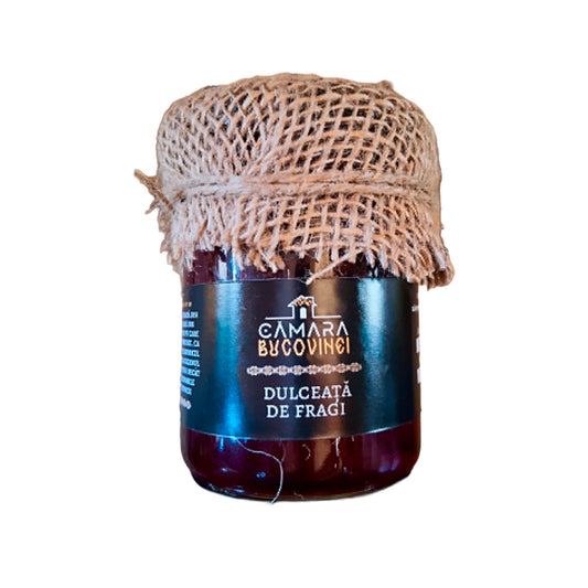 Dulceață de fragi 200 g – gust rar de pădure, cules manual și preparat artizanal