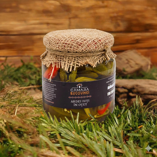 Ardei iuți în oțet 580 g