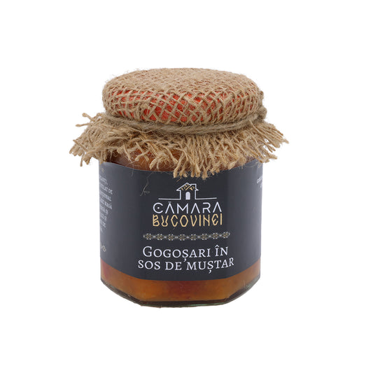 Gogoșari în sos de muștar 200 g – gust tradițional, preparat artizanal
