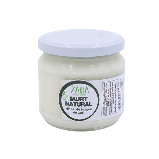 Iaurt Zada 330 g – iaurt natural din lapte de vacă, fără conservanți