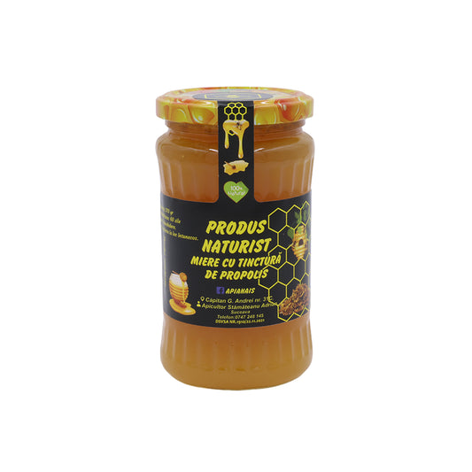 Miere cu tinctură de propolis 370 g