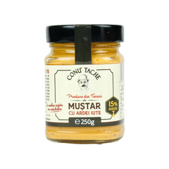 Muștar cu Ardei Iute Conu' Tache, 250g