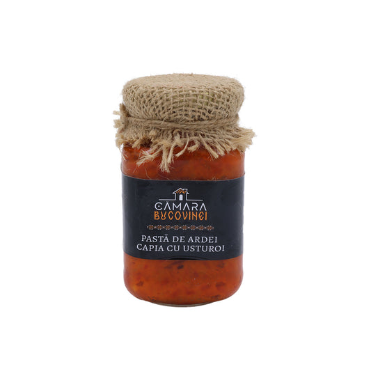 Pastă de ardei capia cu usturoi 300 gr
