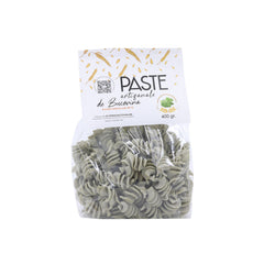 Spirale cu spanac 400 g – paste artizanale din grâu dur și spanac natural