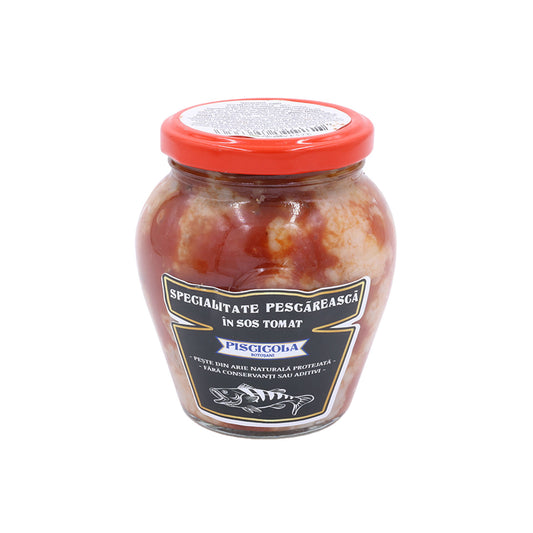 Specialitate pescărească în sos tomat 285 g – file de novac în sos aromat