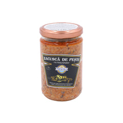 Zacuscă de pește cu hribi 314 g – preparat tradițional din Bucovina