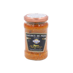 Zacuscă de pește picantă 314 g – preparat tradițional cu gust intens