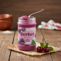 Șerbet de vișine 400 g – desert tradițional, gust dulce-acrișor natural