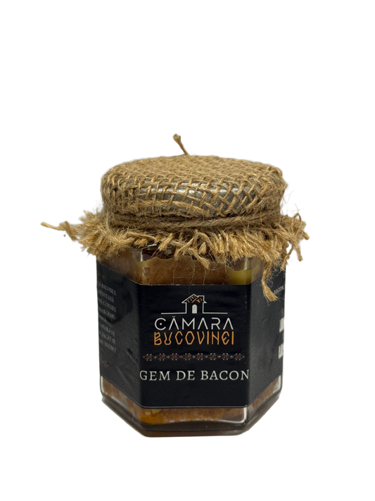 Gem de bacon – 200 g | dulce-sărat, afumat și irezistibil