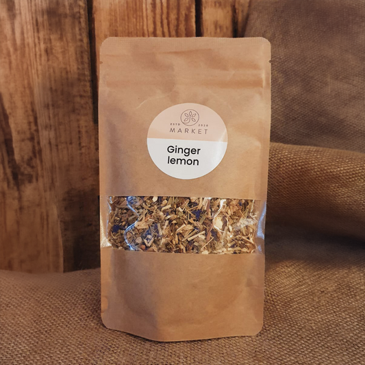 Ceai Ginger Lemon (80 g) – Aromă naturală & revigorant