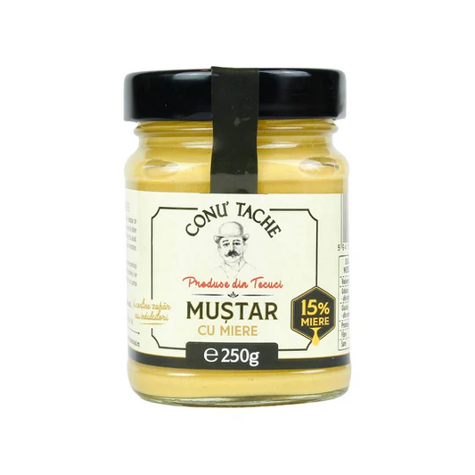 Muștar cu Miere Conu' Tache, 250g