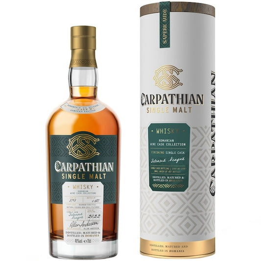 Whisky Carpathian Single Malt Feteasca Neagra, 46%, 0.7