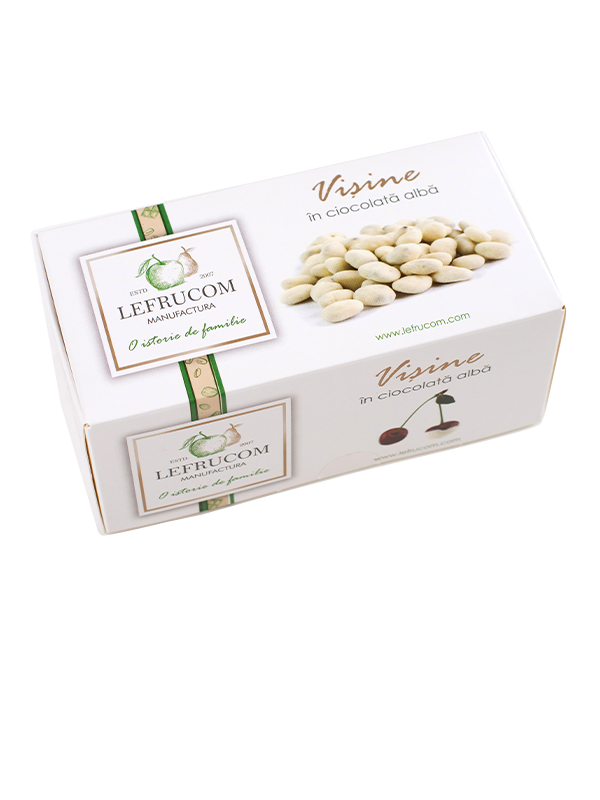 Vișine în ciocolată albă (100 g)